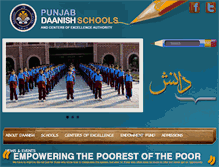 Tablet Screenshot of daanishschools.edu.pk